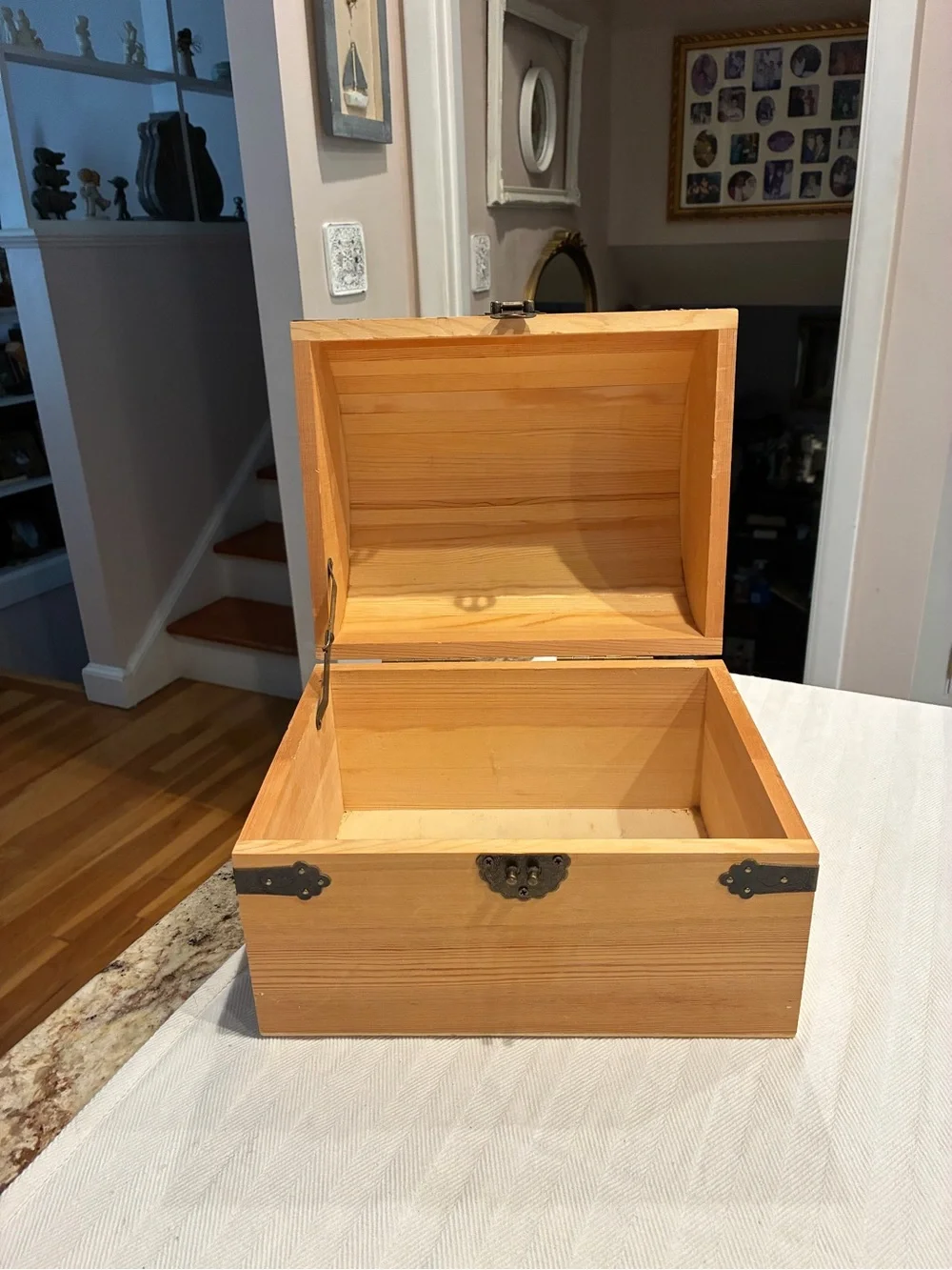 Wooden Decorative Storage Chest